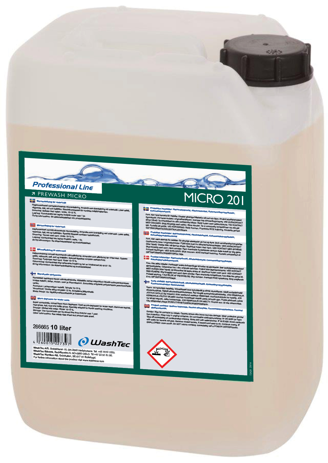 MICRO 201 - Prewash Micro 10 L 